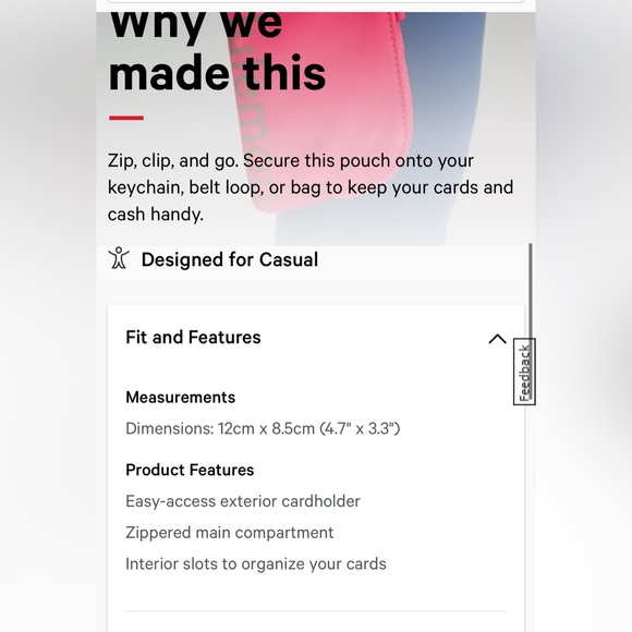 NWT Lululemon Clippable Card Couch - Picture 4 of 4